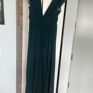 Lulus emerald sleeveless dress